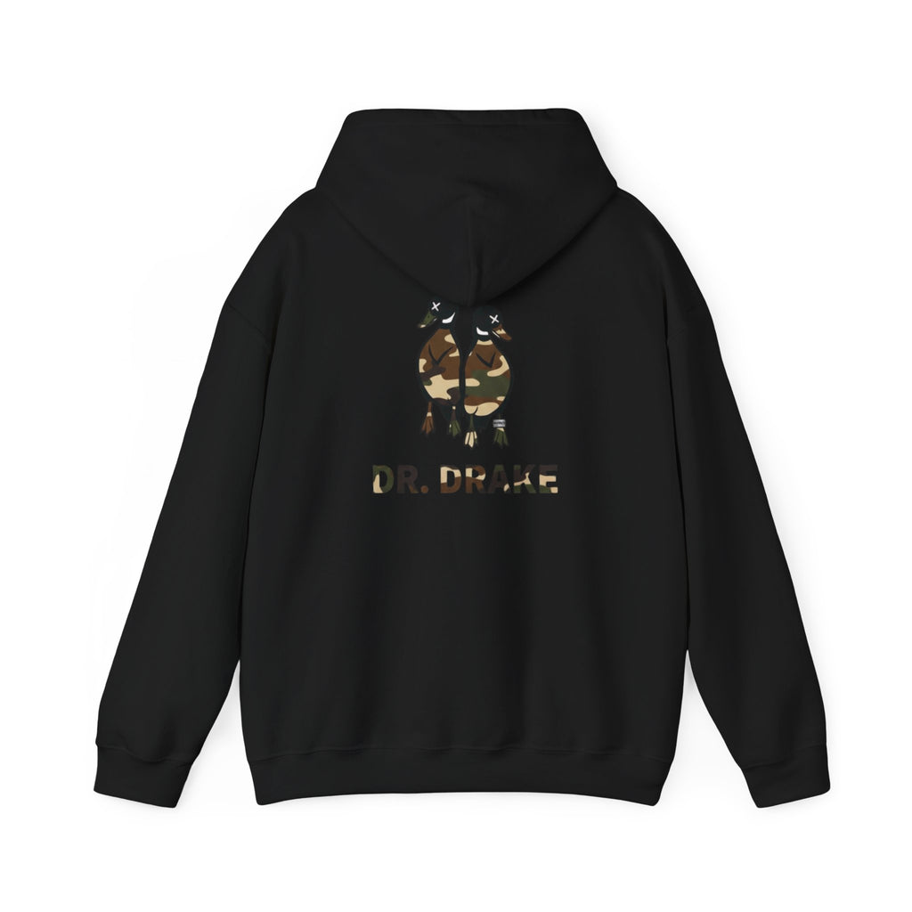 Hoodie – "Dr. Drake" Camo Duck Graphic Hooded Sweatshirt