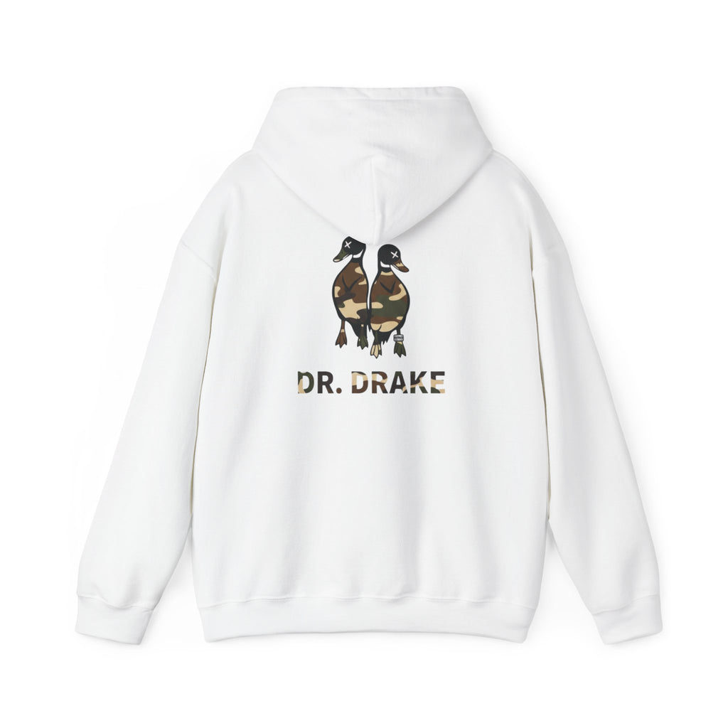 Hoodie – "Dr. Drake" Camo Duck Graphic Hooded Sweatshirt