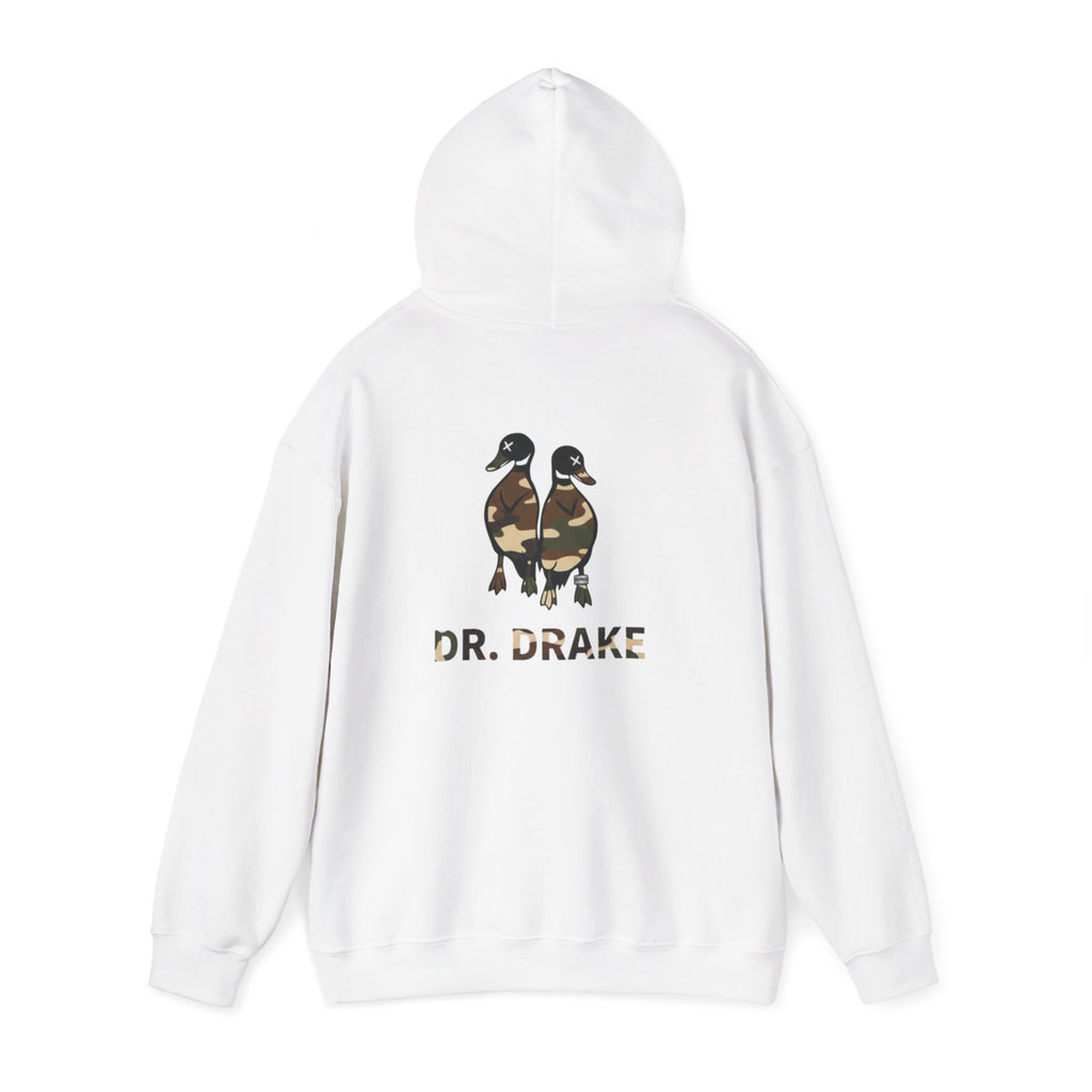 Hoodie – "Dr. Drake" Camo Duck Graphic Hooded Sweatshirt
