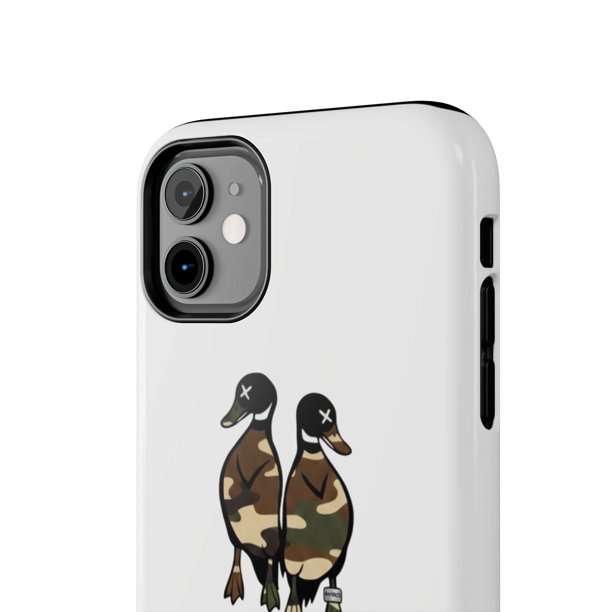 Dr. Drake Camo Ducks Tough Phone Case — Military Camouflage Protective Phone Cover